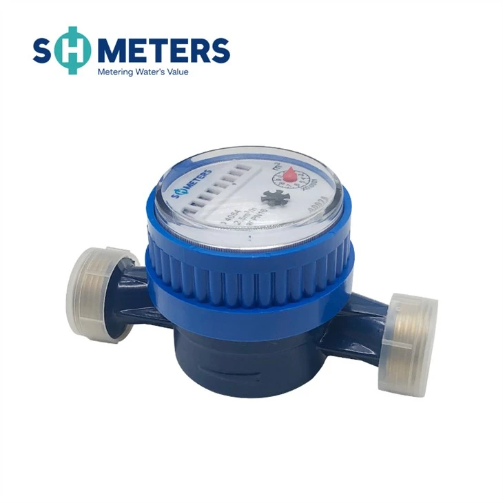 3/4 Inch Single Jet Vane Wheel Brass Gallon Water Meter