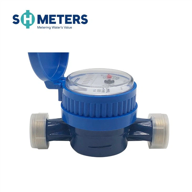 Single Jet Water Meter Price Brass Body Vane Wheel 15mm 20mm Water Flow Meter