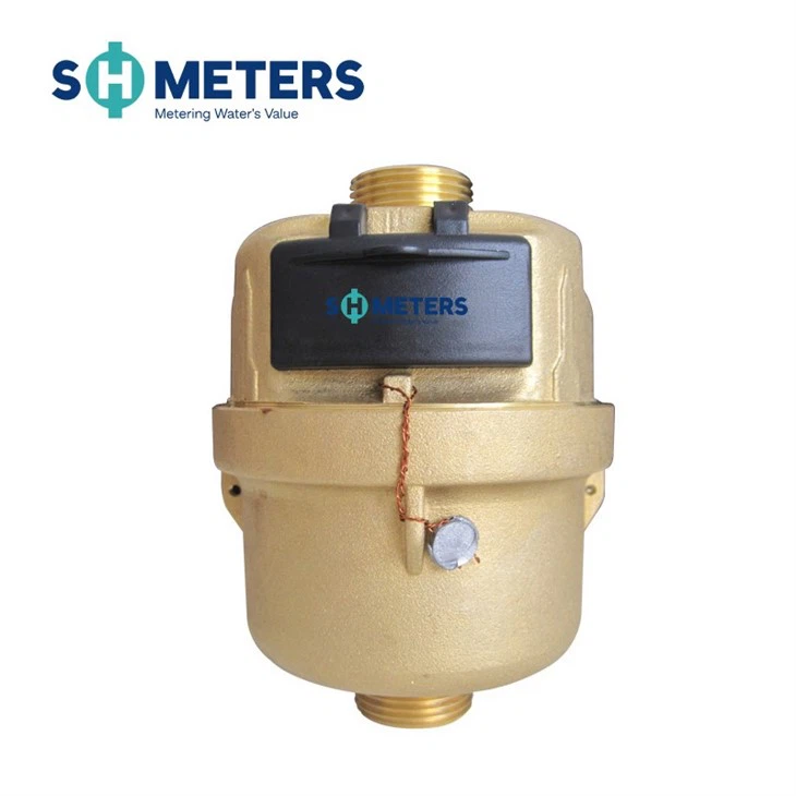 Volumetric Rotary Piston Water Meter Brass Body R250 For Residential price